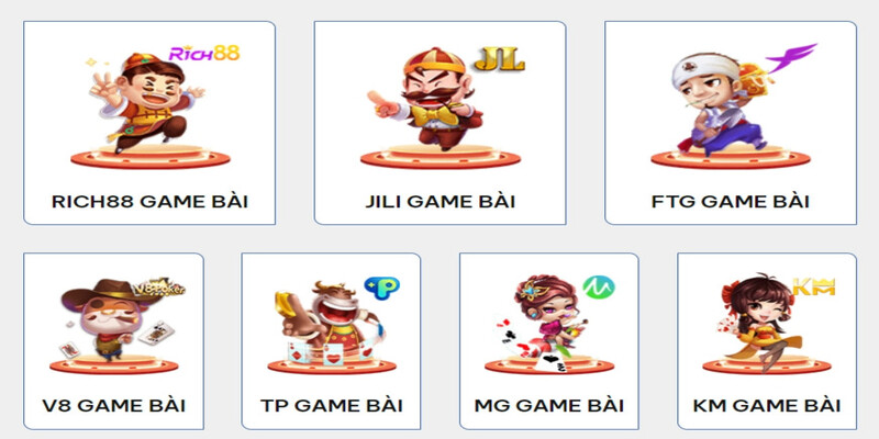 Game đánh bài ăn tiền có đa dạng các trò chơi